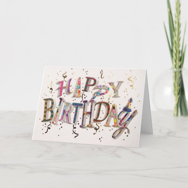 "PRIMA ESPECIAL" NO SEU CARTÃO DE ANIVERSÁRIO (Frente)