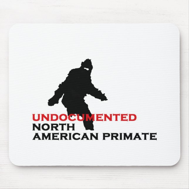 PRIMATA NORTE-AMERICANO INDOCUMENTADO Mousepad (Frente)