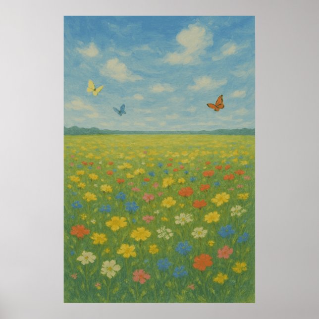 Primavera 5 O Meadow Awakens, Impressão sazonal (Frente)