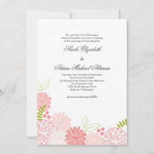 Primavera Blossoms Convite para Casamento
