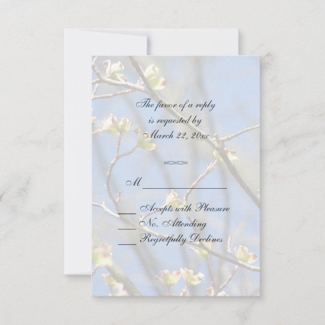 Primavera Blossoms RSVP (Frente)