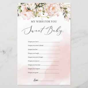 Primavera blush cor-de-rosa floral desejos para o