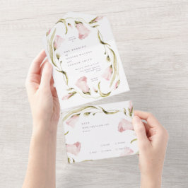 Primavera Boho Big Bold Wildflower Enquadrado