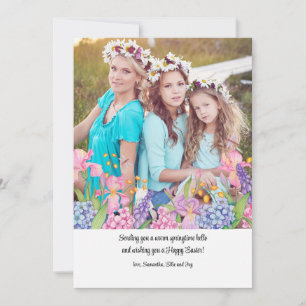 Primavera Charm Cartão com fotos