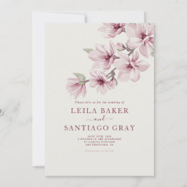Primavera Cherry Explodiu O Casamento Do Convite