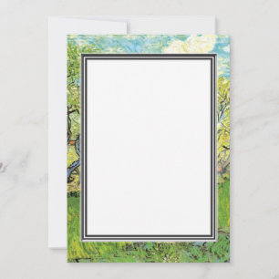 primavera, convite de casamento de verão. van Gogh