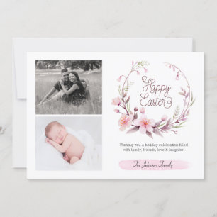 Primavera cor-de-rosa Floral Adicionar o Felz pasc