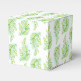 Primavera de Aquarela deixa caixa verde para casam