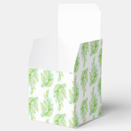 Primavera de Aquarela deixa caixa verde para casam