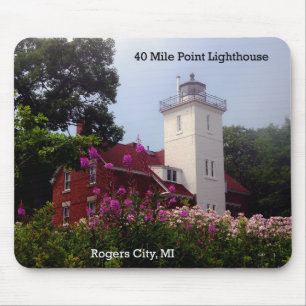 primavera de mousepad de farol de 40 milhas