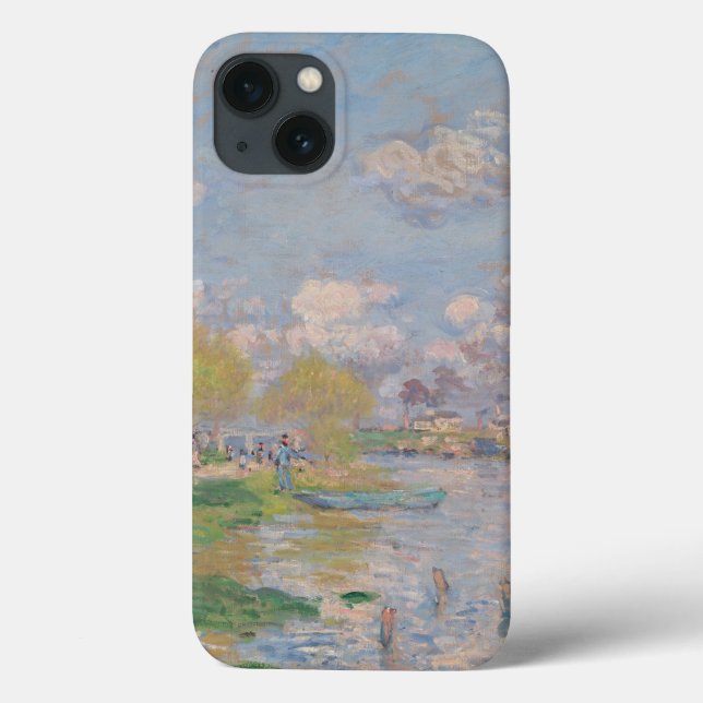Primavera do Sena por Monet Impressionist (Verso)