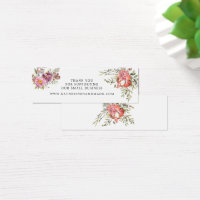 Primavera floral Cartões de agradecimentos para pe