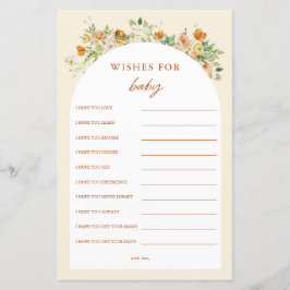 Primavera Floral Chá de fraldas Deseja Bebê