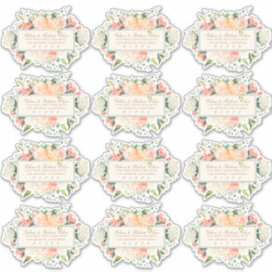 Primavera Floral Entrega para Etiquetas de Endere