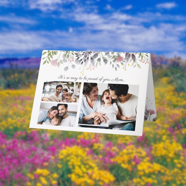 Primavera Floral Feliz Aniversário Cartão Mãe (Criador carregado)