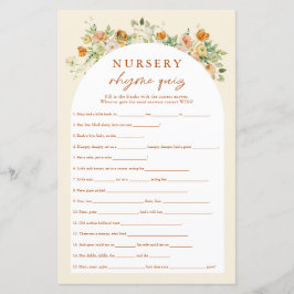 Primavera Floral Nursery Rhymes Jogo do Chá de fra