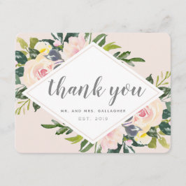 Primavera Florals | Cartões de agradecimentos De C