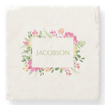 Primavera Frame - Porta copos de pedra personaliza