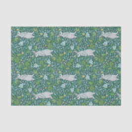 Primavera Hares e Papel Tecido de Jardim Pussy Wil