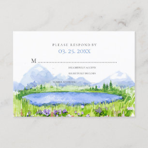Primavera Lakeside Mountain Meadow Wedd RSVP ©
