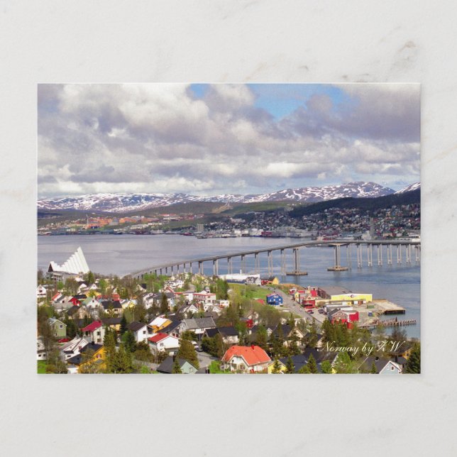 Primavera no cartão postal norte (Frente)