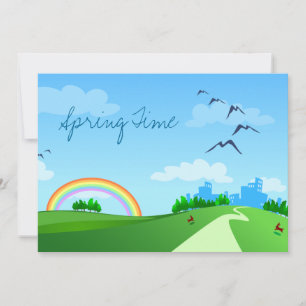 Primavera paisagem, convite