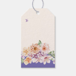 Primavera Pastel Florals - Etiquetas de presentes