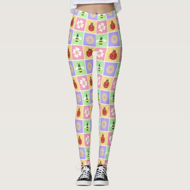 Primavera Patches Leggings (Frente)