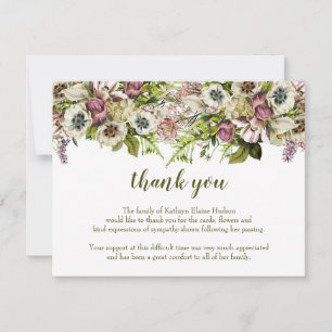 Primavera Poppies Obrigado Pelo Seu Cartão de cond