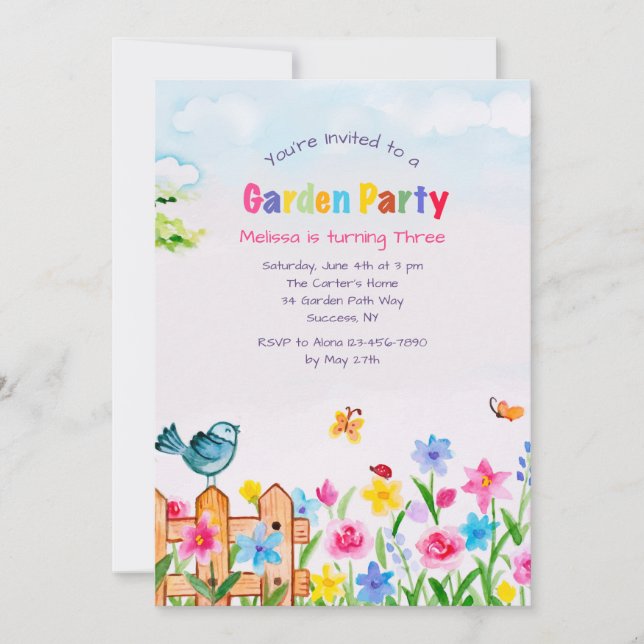 Primavera tem Convite Sprung (Frente)