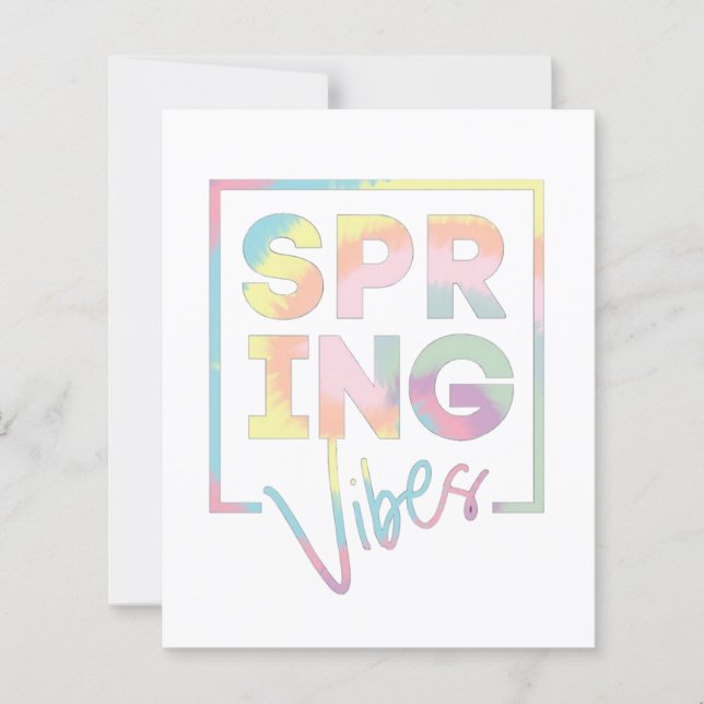 Primavera Vibes Pastel Gráfico (Frente)