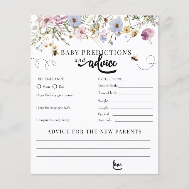 Primavera Wildflower | Previsões Aconselhamento so (Frente)