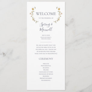 Primavera Wildflower   Programa Casamento Branco
