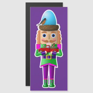Primavera Woodland Nutcracker com Pequeno Caminhão