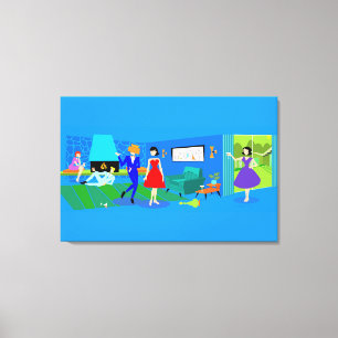 Primaveras de Palma Atômica Canvas do Cocktail