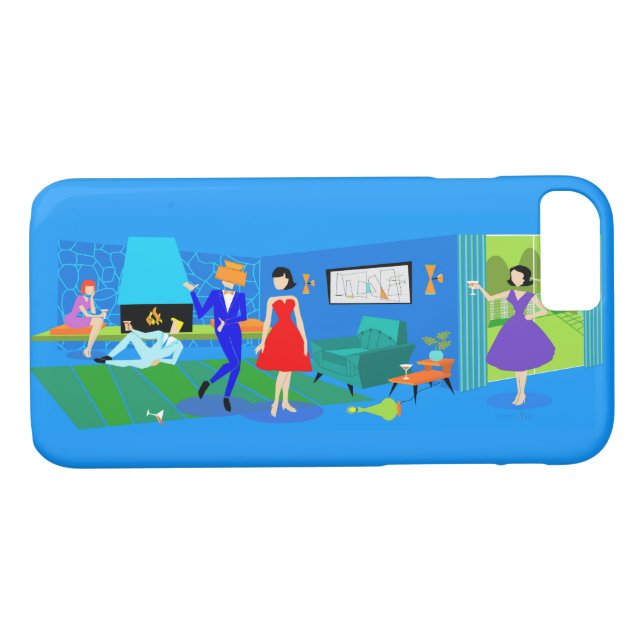 Primaveras de Palma Atômica capas de iphone do Coq (Verso (Horizontal))