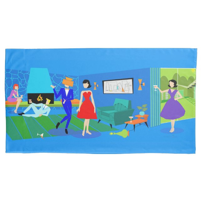 Primaveras de Palma Atômica Pillowcase (Frente)