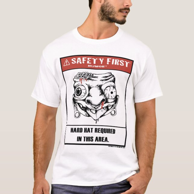 Primeira Camiseta de Chapéu com Duro Humor (Frente)