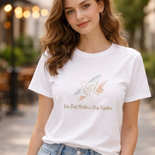 Primeira Camiseta do Dia das Mães - Arte Linear Mi