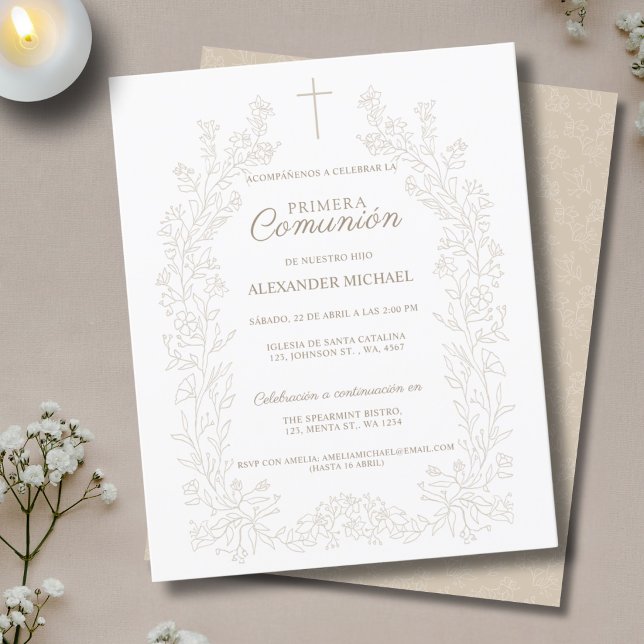 Primeira Comunhão Orçamento espanhol Primera Comun (Criador carregado)