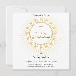 Primeira comunicação Dourada com Cross, Convite