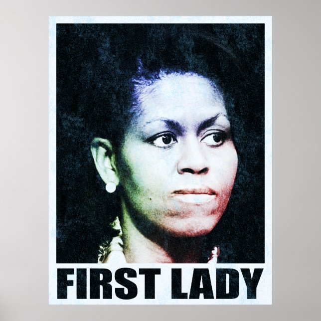 Primeira-dama Michelle Obama Poster (Frente)