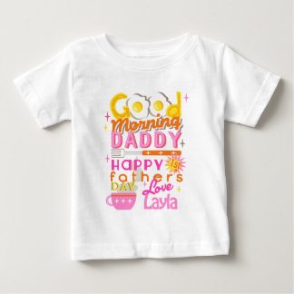 Primeira Dia de os pais Menina Retrora Camisa De T