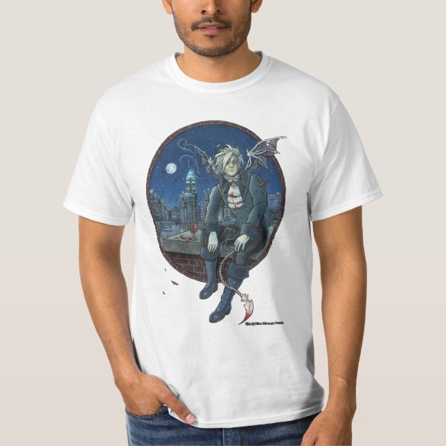 Primeira em vôo camisa gótico de Zerick (Frente)