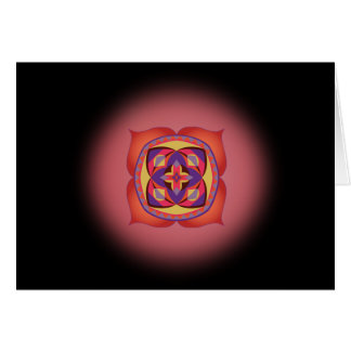 Primeira etapa ao cartão da alma com primeira