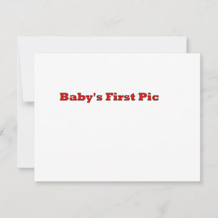 Primeira Imagem do Bebê O MUSEU Zazzle Oferece