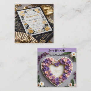 Primeira Impressão Importante! Cartão de casamento