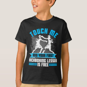 Primeira Lição Camiseta Kickboxing Mma Presente Pa