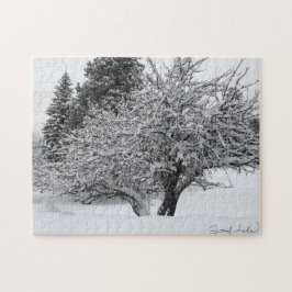 Primeira Quebra-cabeça de Árvore de Neve