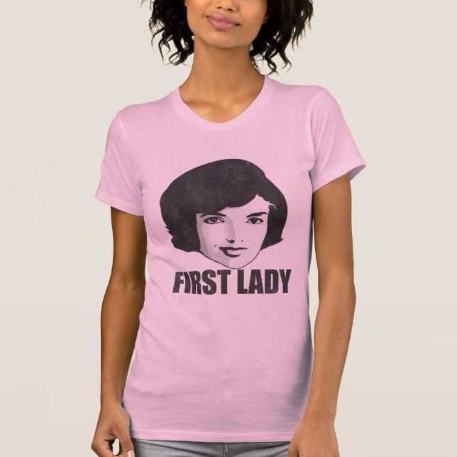 Primeira senhora Jackie O T-shirt (Frente)